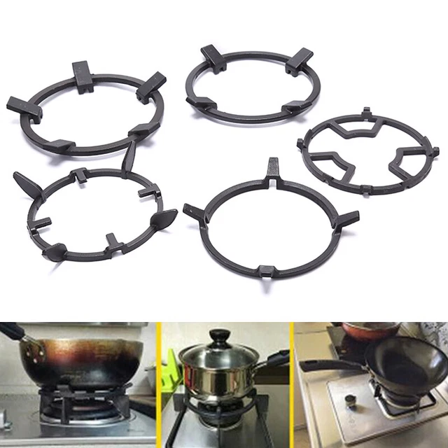 Wok Stands Iron Wok Pan Support Rack For Burners Hobs Kitchen Tool Accessori~m' 2