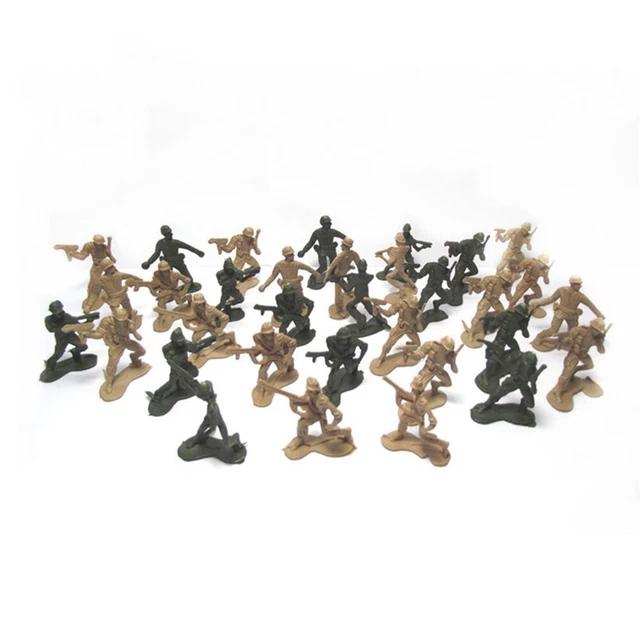 Military Soldiers Character Model Games Kids Model People Plastic Playset