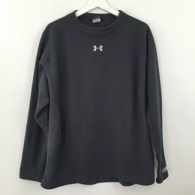 Under Armour Men’s Grey Fleece Pullover Sweatshirt Size L