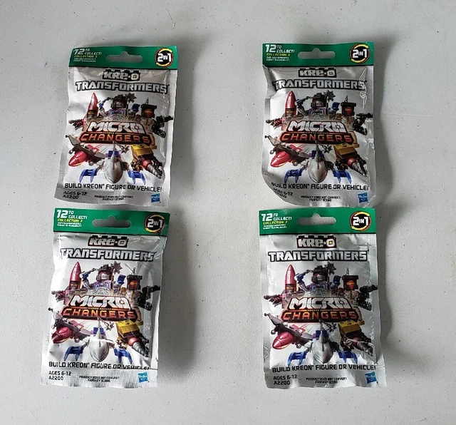 KRE-O Transformers Micro Changers Collection 3 KREON Figure Or Vehicle 4 Pack