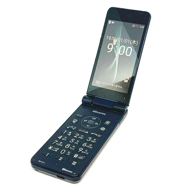 SHARP AQUOS SH-01J SIM-Free Mobile Phone Blue Black $94.01