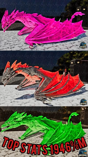 ARK: Survival Ascended - Lightning Wyvern (14k HP, 1621 DMG) Top Stats - PC/PS5/XBOX PVE