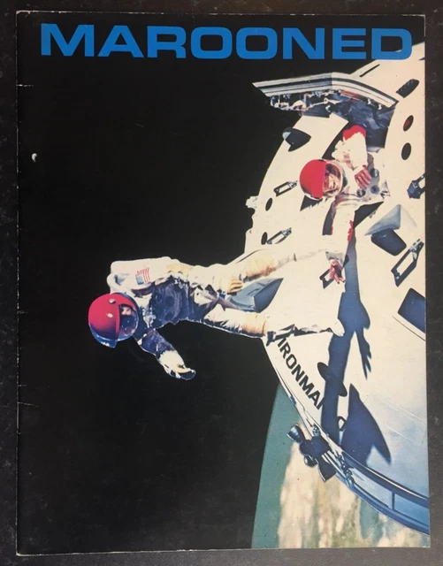 MAROONED 1969 FILM Movie Souvenir Program Brochure Gregory Peck £7.95