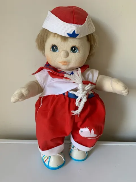 My Child Doll Ash Blonde Hair Blue Eyes Sailor Outfit Shoes