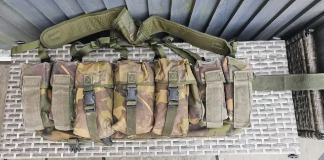 UKSF Troopers Tailored Webbing, DPM IRR PLCE Molle Hip Pad Airborne SAS PARA