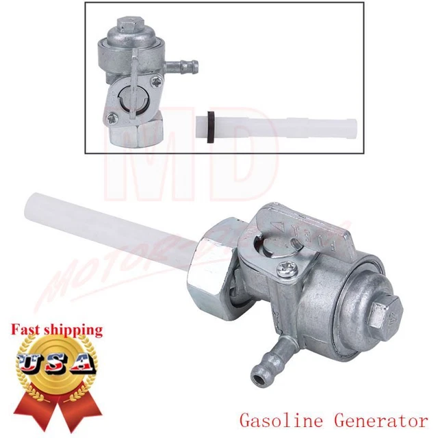 SHUT OFF VALVE Gas Fuel Tank Pump Petcock Switch Gasoline Generator