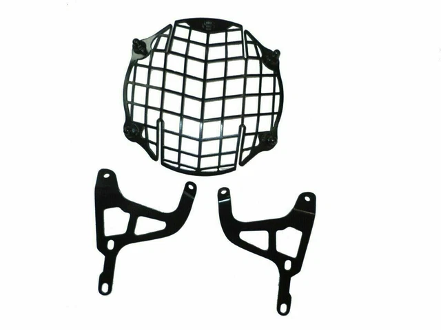 Grille De Phare Noire Pour Royal Enfield Hunter 350 - Neuf, Garantie 3 Mois