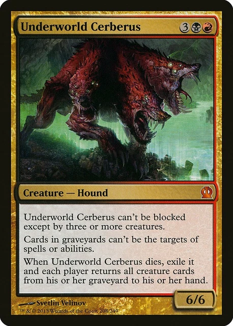 Hythonia the Cruel 1x FOIL THS MTG Theros Mythic MINT black