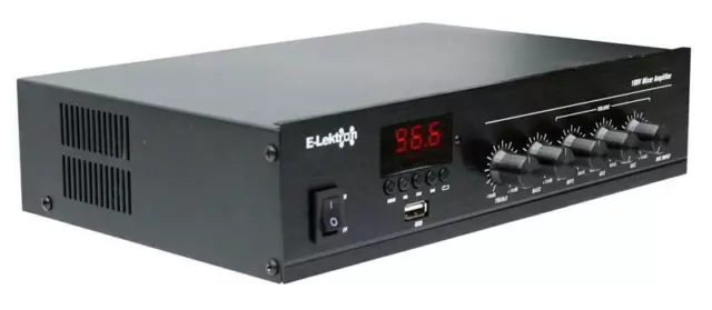 E-Lektron PA-TRON45 100V Public address amplifier ELA mixer amplifier 45W