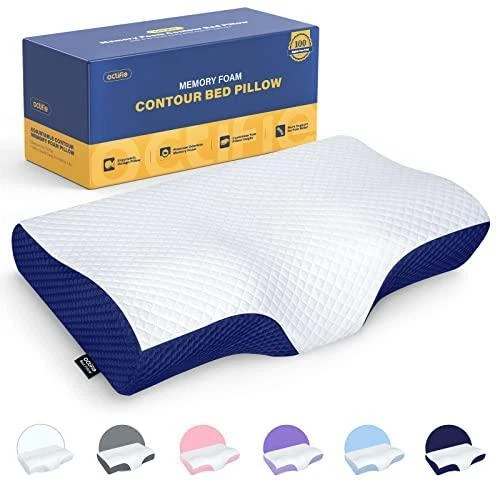 Octifie Adjustable Cervical Pillow for Neck and Shoulder Pain Relief, 5x Support