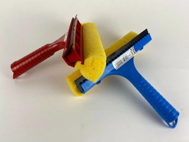 Glaswischer Fensterwischer mit Abstreifer Abzieher Fensterabstreifer