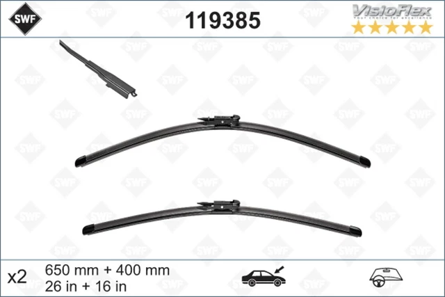Spazzola tergicristallo ORIGINALE VISIOFLEX SET SWF 119385 per Opel Corsa S07