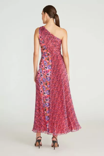 Theia Kirsten One-Shoulder Floral Panel Gown  Size 10  Hibiscus  Orig. $795 NWT 3