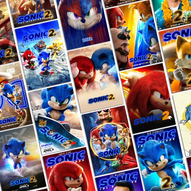 SONIC THE HEDGEHOG 2 Movie Poster Print Art Cinema A5 A4 A3 £3.99