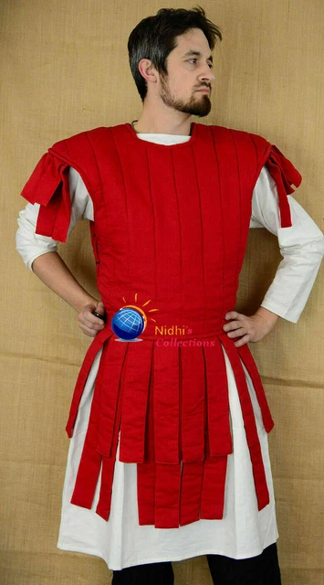 Medievale Gambeson Costume Spesso Imbottito Maniche Less Giacca Anno Nuovo Gift