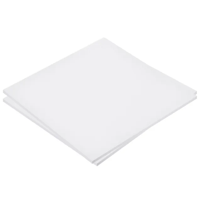 ABS Plastic Sheet 12" x 12" x 0.16" ABS Styrene Sheets White 2 Pcs