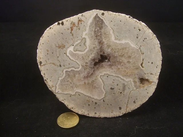 Quarz Achat Amethyst Geode Thüringen/Nesselhof 382 Gr. Schneekopfkugel-Geoden