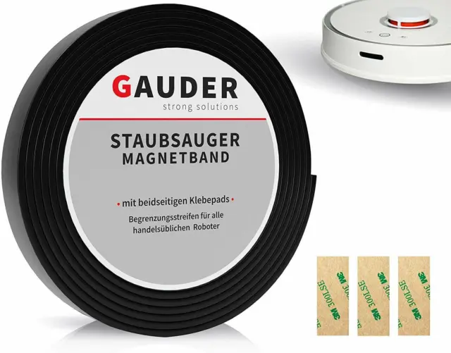 GAUDER - SAUGROBOTER Magnetband STAUBSAUGER Roborock Neato Miele Vorwerk Deenkee