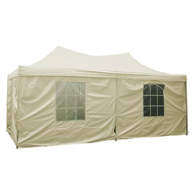 Faltzelt Faltpavillon Pavillon 3x6m Partyzelt Klappzelt Gartenpavillon Zelt