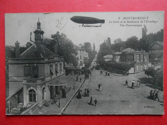 MONTMORENCY  :  La Gare et le Boulevard de l'Ermitage