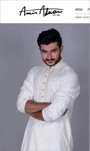 Amir adnan shalwar kameez top