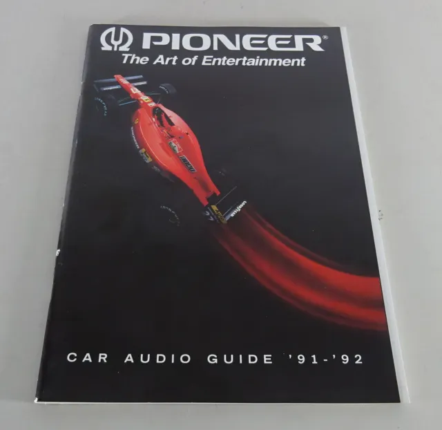 Prospetto/Brochure Pioneer Car Audio Guida '91 -'92 Stand 1991/92