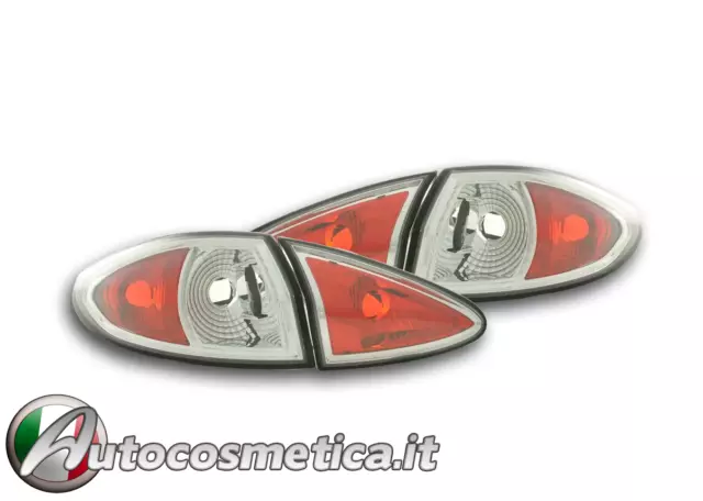 Fari fanali posteriori cromo rosso cristallino per Alfa Romeo 147 2000-2004 937