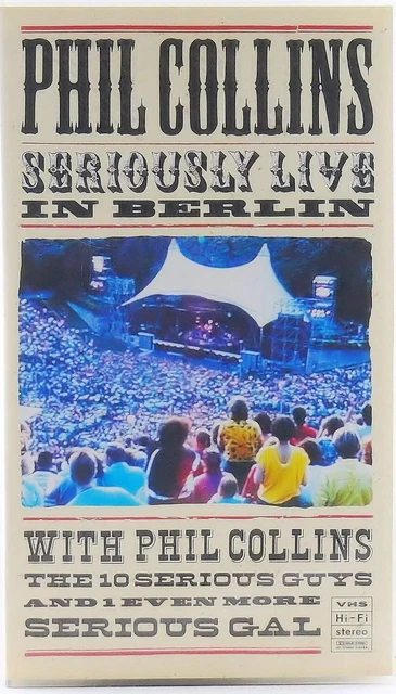 PHIL COLLINS: SERIOUSLY Live in Berlin [VHS] [VHS Tape] £4.99 - PicClick UK
