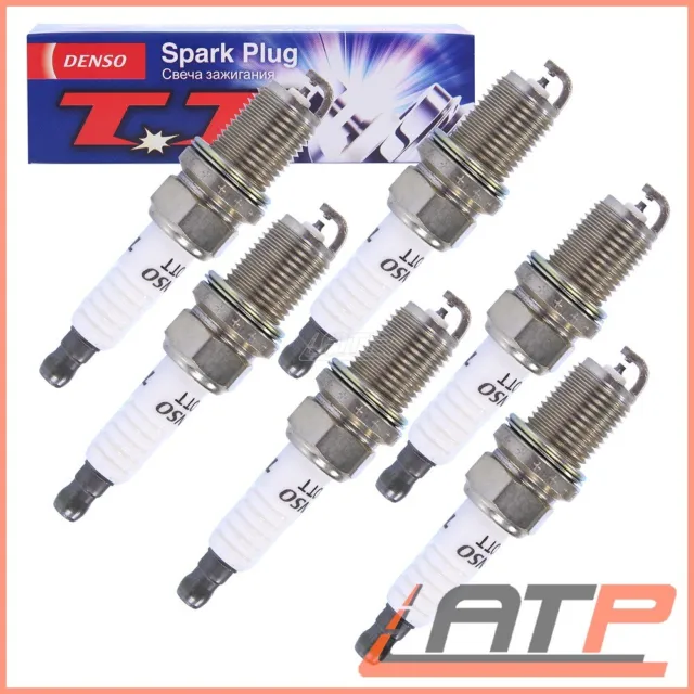 6X Denso Spark Plugs Twin Tip For Dodge Nitro 3.7 V6