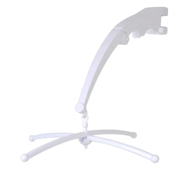 White Plastic Music Rotate Baby Crib Mobile Bed Bell Toy Holder Arm Bracket Nm