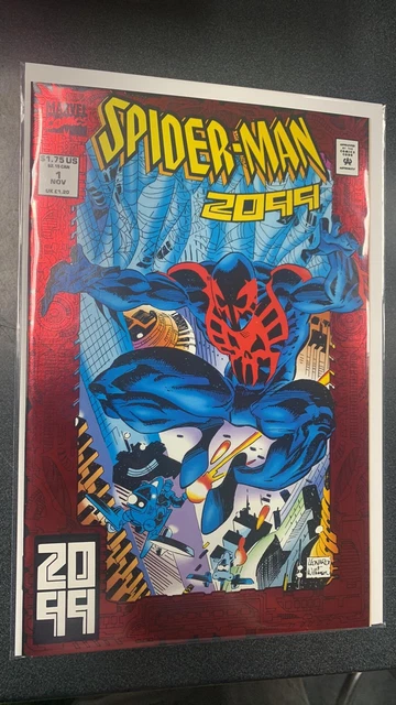 MARVEL SPIDER-MAN 2099 Vol 1 #1 Nov 92 BRIGHT RED FOIL COVER V Nice Condition