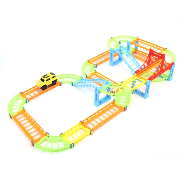 VARIETY RAIL CAR Assembled Electric Highspeed Rail Educational DIY Toys ...