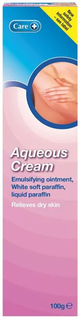 Care Aqueous Cream Emollient to Relieve the Symptoms of Dry Skin - 100g