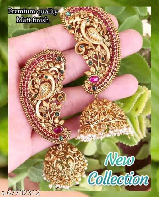 Ear Cuff Jewelry: Buy Indian Ear Cuff Earrings for Women Online | Utsav  Fashion