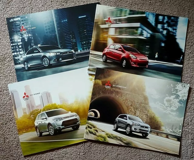 2015 MITSUBISHI individual dealer sales brochure catalog folder US 15