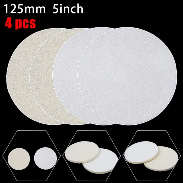 Neuf roue de polissage disque de buffing durable haute qualité 4 pièces 5 pouc