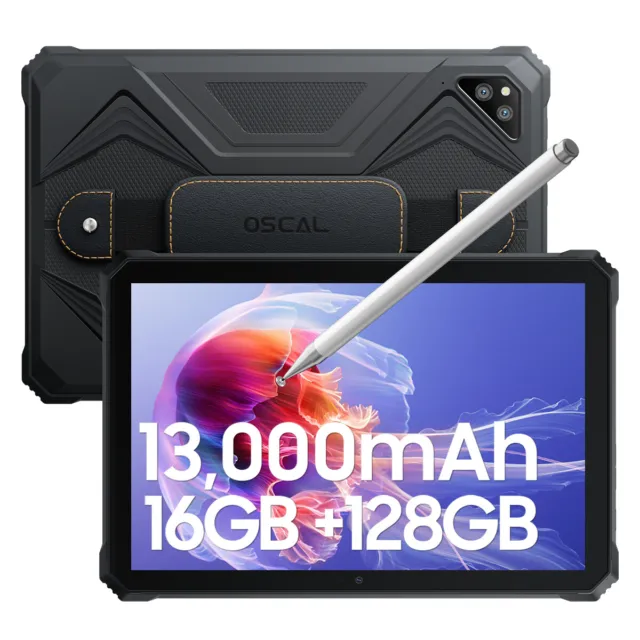 13000MAH OSCAL SPIDER 8 Tablette Tactile Incassable 10.1 16Go+128Go  Android 13 EUR 249,99 - PicClick FR