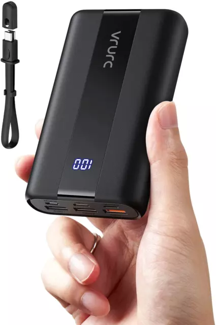 INIU Portable Charger, 22.5W 10000mAh Small USB C Power Bank Fast Charging  PD