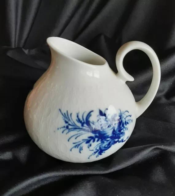 Rosenthal Form Romanze Björn Wiinblad blaue Blüten 50er Jahre Milchkännchen