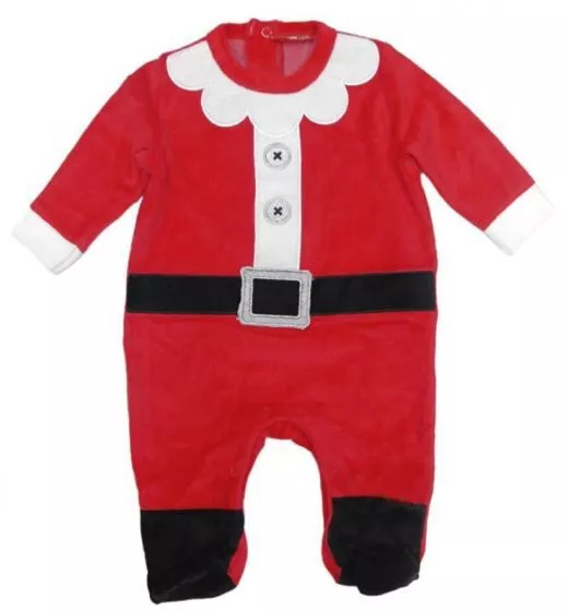 NEU Baby Strampler Mädchen Jungen Unisex Weihnachten Gr. 56 62 68 74 rot