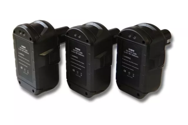 3x BATTERIA 4Ah 18.0V per Ryobi CID-1803L / CID-1803M / CID-182L