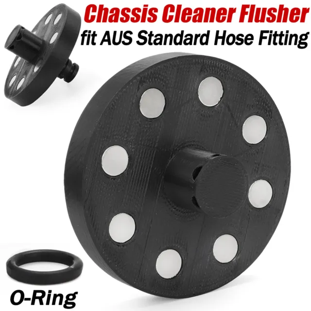 For AUS Hose Fitting Chassis Cleaner Flusher Kit with O-Ring High Pressure Spout