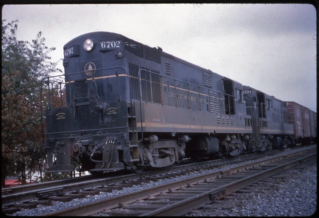 B&O Baltimore & Ohio 6702 duplicate slide