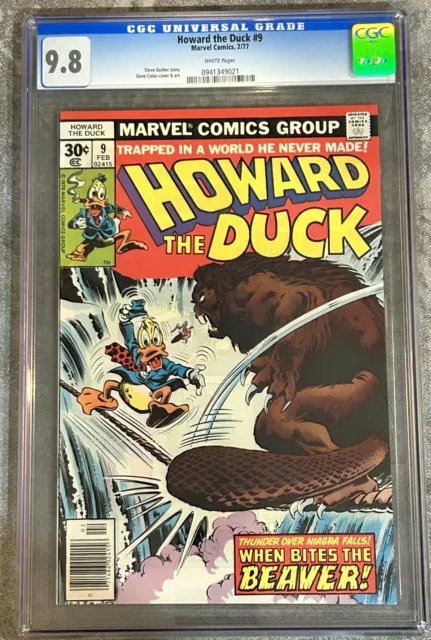 Howard The Duck #9 (1977) CGC 9.8 NM/MT Marvel Comics Gene Colan Cover & Art