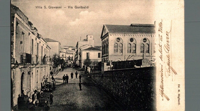 R. Calabria Villa S. Giovanni via Garibaldi F. piccolo  spedita
