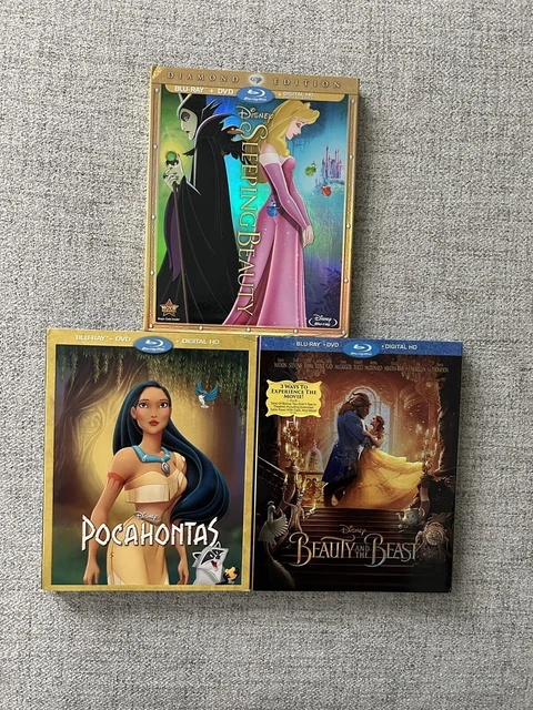 Disney DVD Bundle - 3 DVD set (Sleeping Beauty, Pocahontas, Beauty & the Beast)