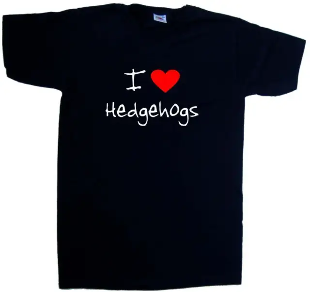 I Love Heart Hedgehogs V-Neck T-Shirt