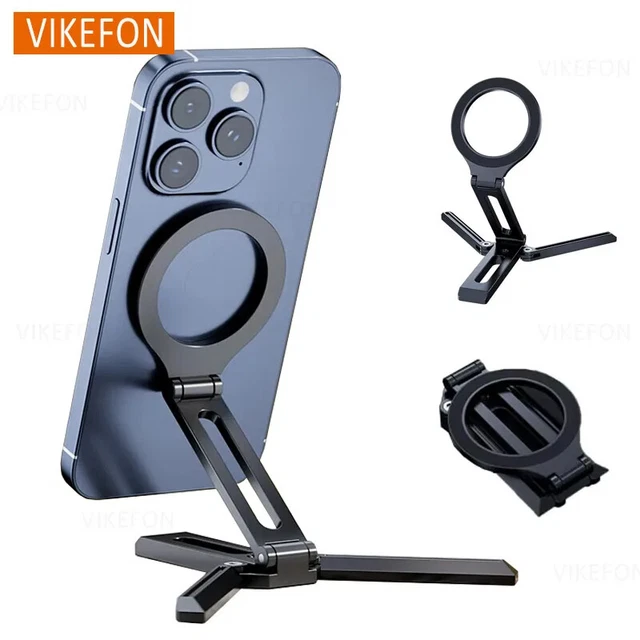 thumbnail image 2 of VRIG Magnetic Cell Phone Tripod, Compatible With MagSafe, TP-06 MG-03 Phone Tripod 2 of 12