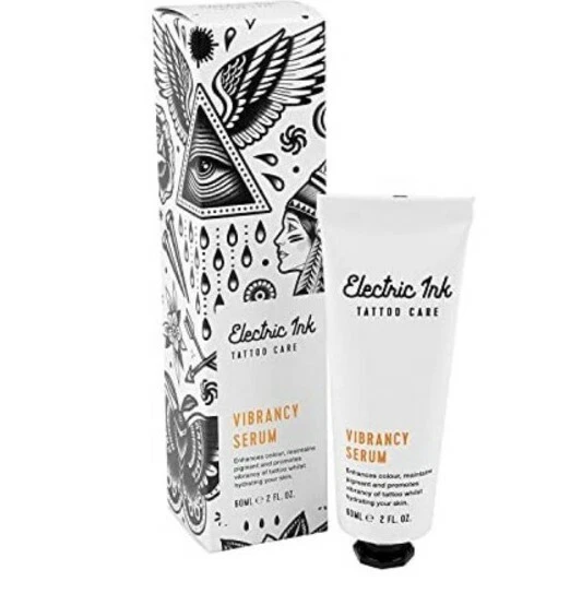 2 suero corporal de tatuaje de tinta eléctrica de vibración 60 ml -