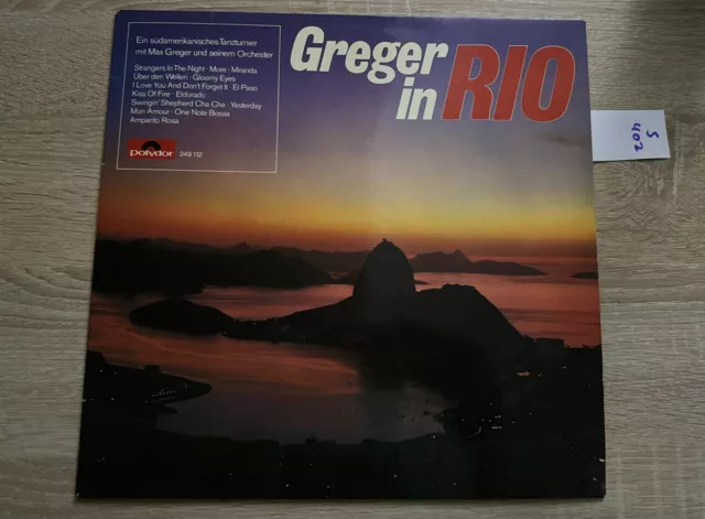 Max Greger und sein Orchester / Greger In Rio  Polydor Vinyl LP